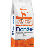 MONGE dry cat sterilised Duck