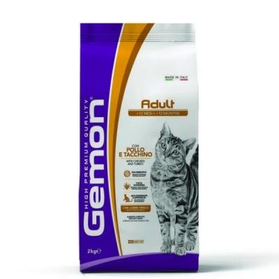 GEMON Dry Cat Adult with Chicken and Turkey