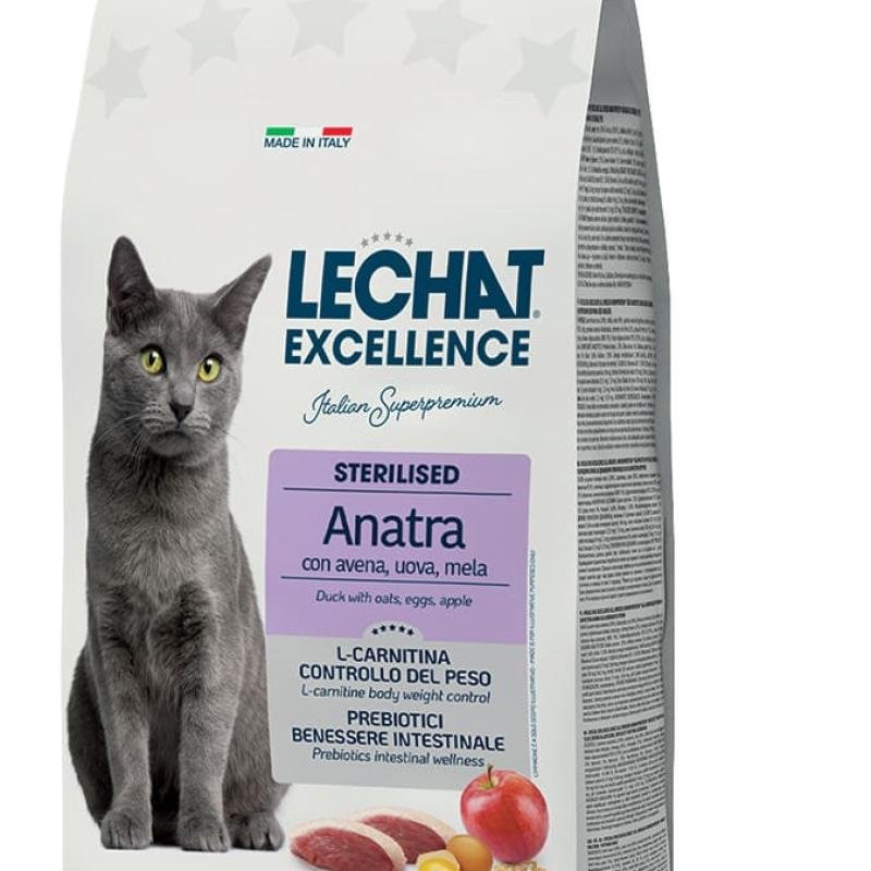 LECHAT Excellence Dry Cat Sterilised Duck