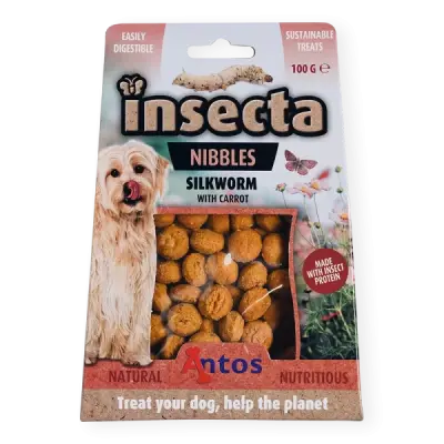 Antos Insecta Nibbles Silkworm & Carrot