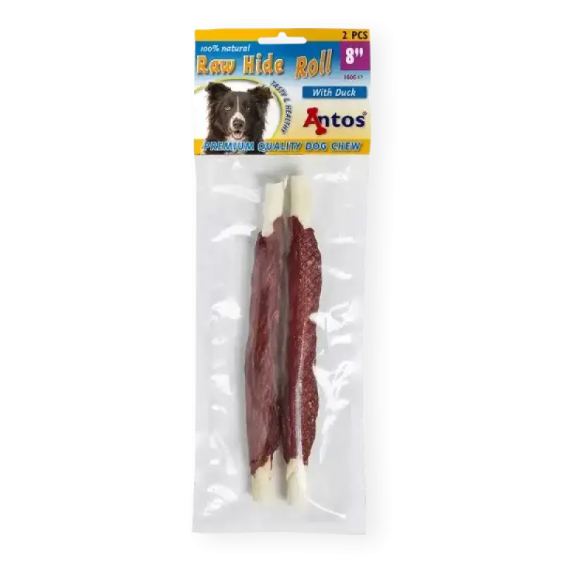 Antos Raw Hide White + Duck Roll 8″ 2 pcs