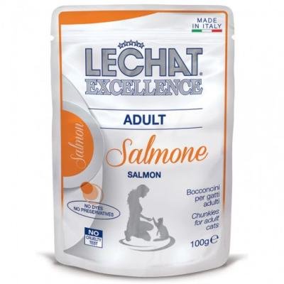 LECHAT Excellence Adult Chunkies with Salmon