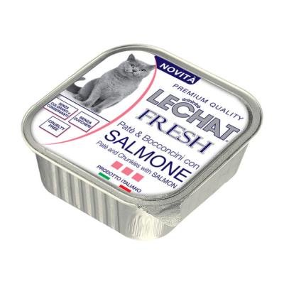 LECHAT Excellence Fresh Adult Paté and Chunkies with Salmon