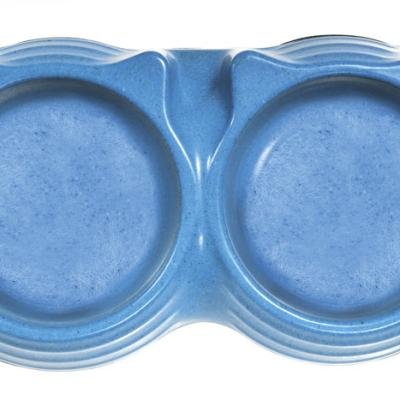 RECORD Castron din plastic BAMBOO Blue 2х0,15L