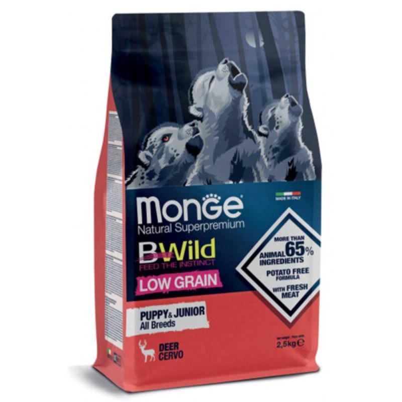 MONGE dry dog BWILD LG puppy Deer
