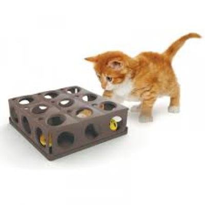 GEORPLAST Jucărie pentru pisici Tricky with 2 balls