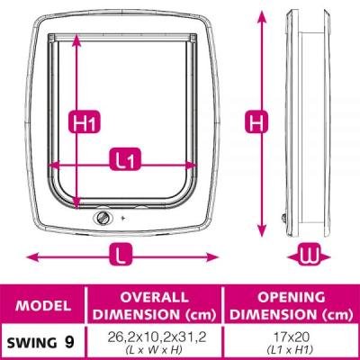 Ușiță SWING 9 SET
