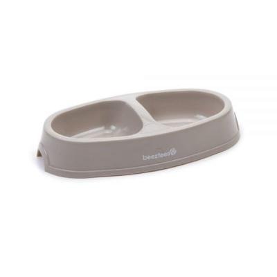 Beeztees castron dublu din plastic