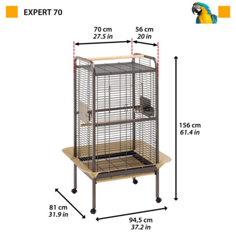 Клетка EXPERT 70 SILVER