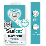 SANICAT CLUMPING WHITE COTTON FRESH
