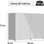 AQUAEL Тумба Cabinet GLOSSY 80