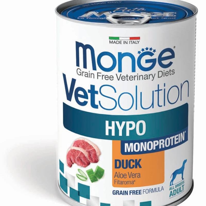 MONGE Vetsolution Dog Hypo Monoprotein Duck
