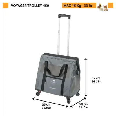 FERPLAST тележка для собак и кошек VOYAGER 450