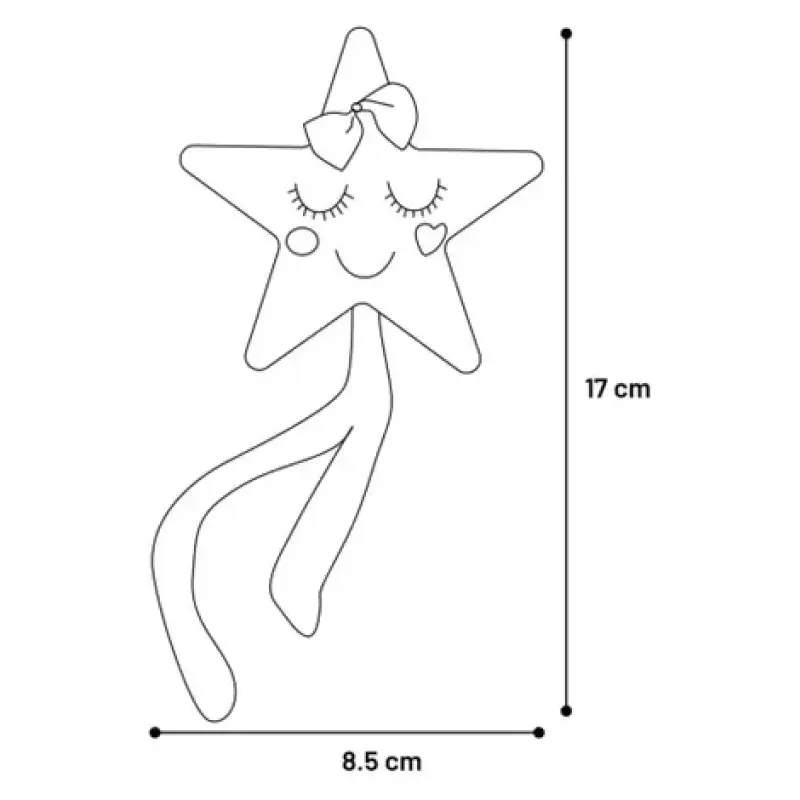 Flamingo игрушка для кошек LOVU STER BEIGE 8.5*2.5*7cm