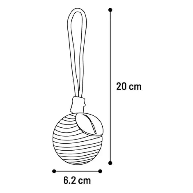 Flamingo игрушка для кошек ROORA SISAL BALL 20*6.2*62cm