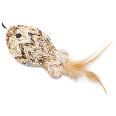 BEEZTEES jucărie undiță cu pestișor CATNIP Plush SALMI