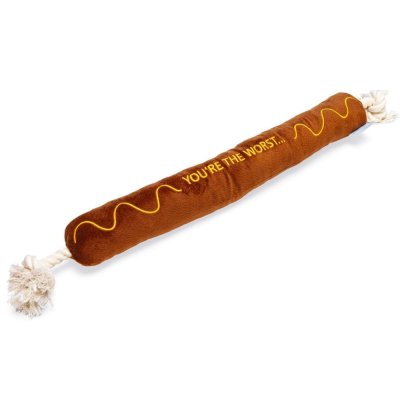 BEEZTEES jucărie de pluș pentru cîini BBQ Sausage + Rope