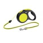 BEEZTEES Lesă  FLEXI NEW Classic Neon Cord