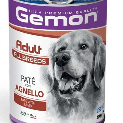 GEMON Dog All Breeds Adult Paté with Lamb