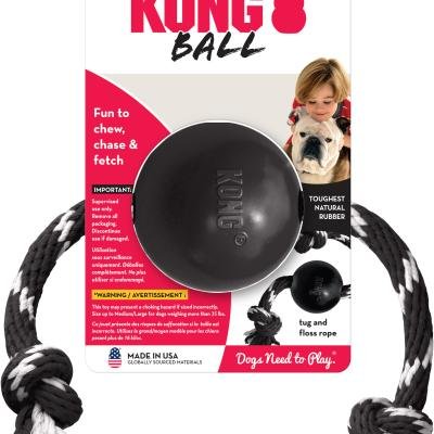 Jucarie Kong Extreme Ball with Rope Large