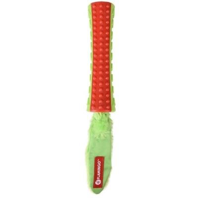 jucarie din cauciuc SPELA STICK+PLUSH TAIL