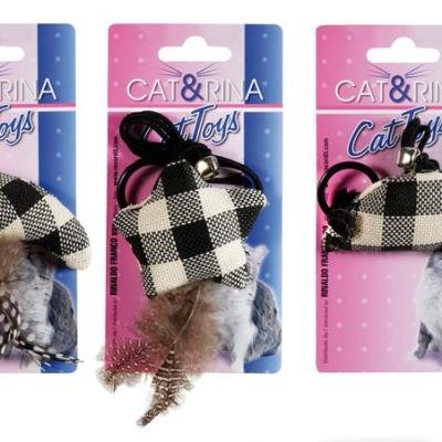 Jucărie pentru pisici în asortiment Cat&Rina