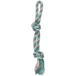 Игрушка канат PULL ROPE 2 Knots Mint/White/Grey