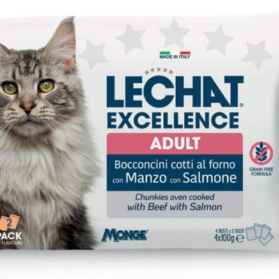 LECHAT Excellence Multipack Pouches Adult Beef/Salmon