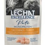 LeChat Exc. Pouch Adult Cat Pate Monoprotein Turkey