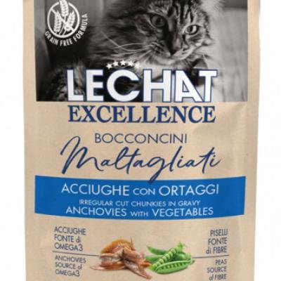 LECHAT Excellence Adult Pouch Chunkies Adult Anchovies with Vegetables
