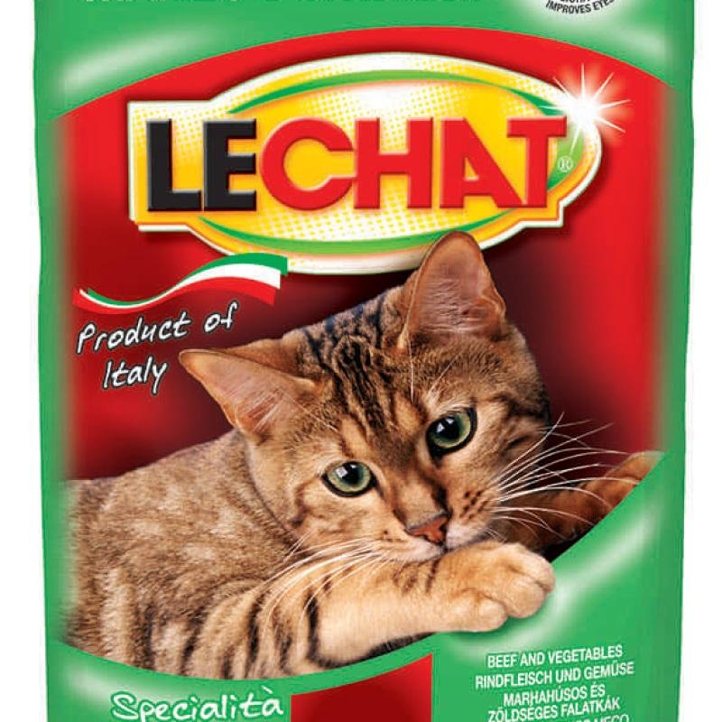 LECHAT Pouch Chunkies Beef and Vegetables