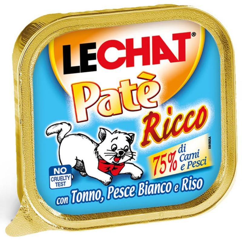 LECHAT Ricco Pate Tuna, Оcean Fish and Rice