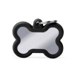 Медальон BLACK BONE CHROME PLATED BRASS RUBBER