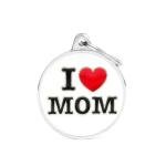Medalion LOVE MOM I LOVE MOM