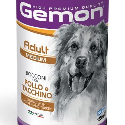 GEMON Dog Medium Adult with Chicken and Turkey