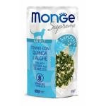 MONGE Cat Pouch Supreme Adult Tuna/Quinoa/Seaweeds