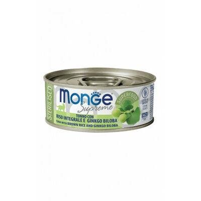 MONGE Cat Supreme Sterilised Tuna/Rice/Ginkgo Biloba
