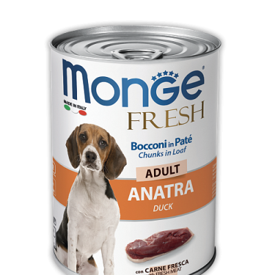MONGE Dog Fresh Adult Duck