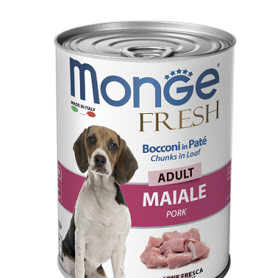 MONGE Dog Fresh Adult Pork