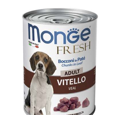 MONGE Dog Fresh Adult Veal