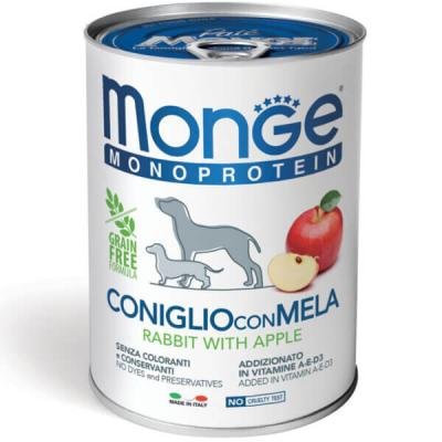 MONGE Dog Fruit Rabbit/Apple