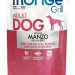 MONGE Dog Grill Pouch Beef