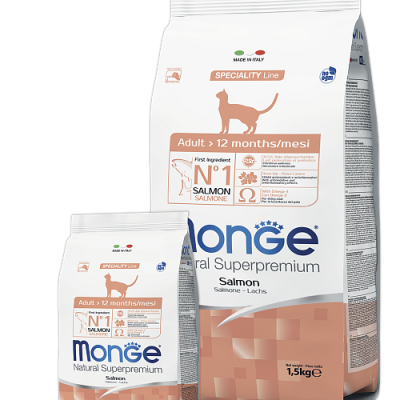 MONGE dry cat adult Salmon