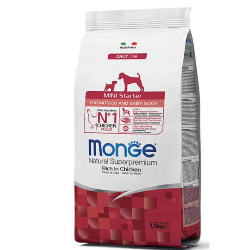 MONGE dry dog MINI Starter Chicken