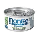 MONGE Cat Flakes Monoprotein Chicken with Peas