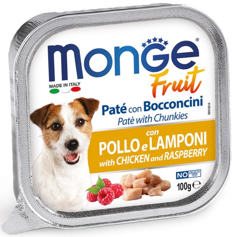 MONGE Dog Fruit Chicken/Raspberry