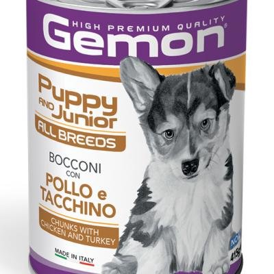 GEMON Dog All Breeds Puppy and Junior with Chicken and Turkey