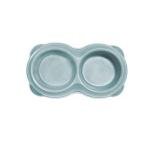 RECORD Bol dublu din plastic BAMBOO Light Blue 2х0,25L