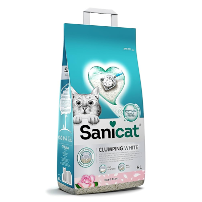 SANICAT Clumping White Rose