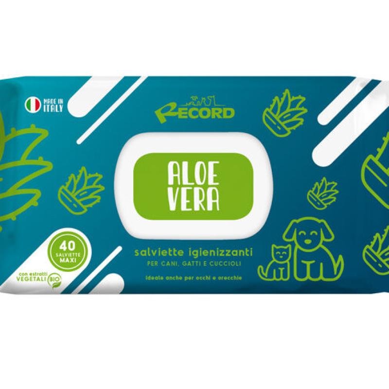 Șervețele RECORD Maxi Aloe Vera 40pcs